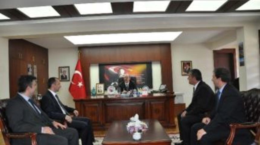 Afad-sen Y&ouml;netim Kurulu&rsquo;ndan Vali B&uuml;y&uuml;kersoy&rsquo;a Ziyaret