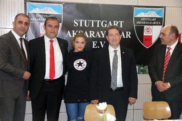 Başkan Yazgı Stuttgart’ta Aksaraylılarla Hasret Giderdi