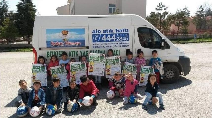 Minikler 300 Litre Atık Yağ Topladı