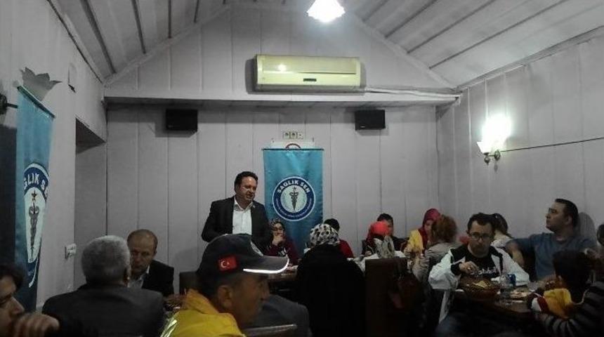 K&uuml;tahya Sağlık-sen&rsquo;ın Divan Toplantısı Hisarcık&rsquo;ta Yapıldı