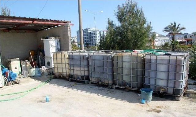 Alanya’da 4 Ton Kaçak Mazot, 440 Litre Kimyasal Madde Ele Geçirildi