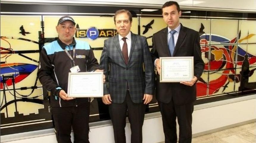 İspark Genel M&uuml;d&uuml;r&uuml; &Ccedil;evik, Kahraman Personelini Tebrik Etti