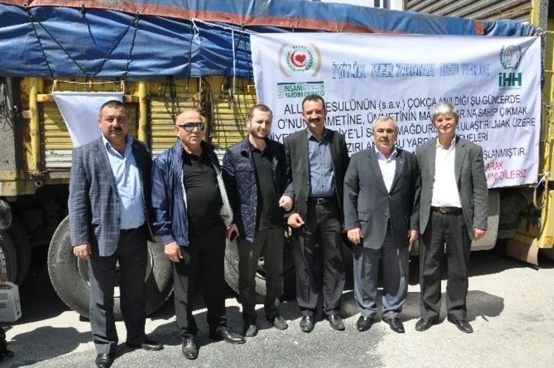 İhh Balıkesir Şubesi&rsquo;nden Suriye&rsquo;ye Yardım