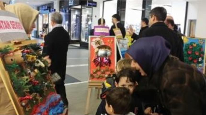 Şehzadeli &Ouml;ğrencilerin &Ccedil;alışmaları Sergilendi