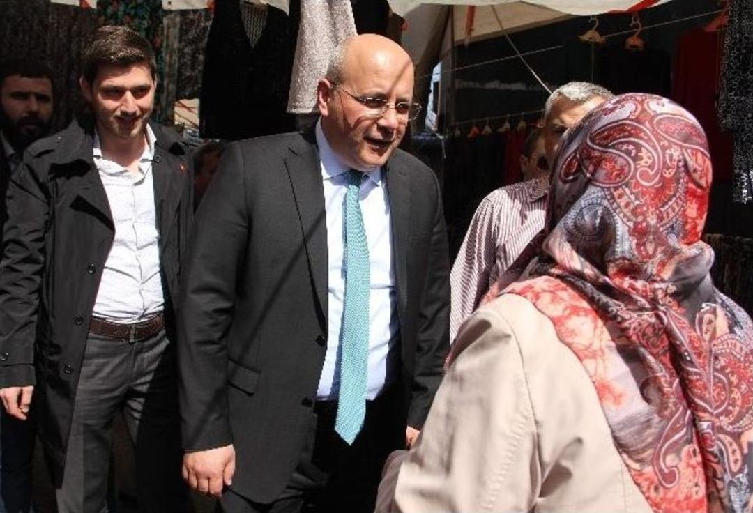 Sedat Namal&rsquo;dan Pazarcı Esnafına Ziyaret