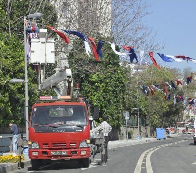 İzmit'te Cumhurbaşkanı Hazırlığı