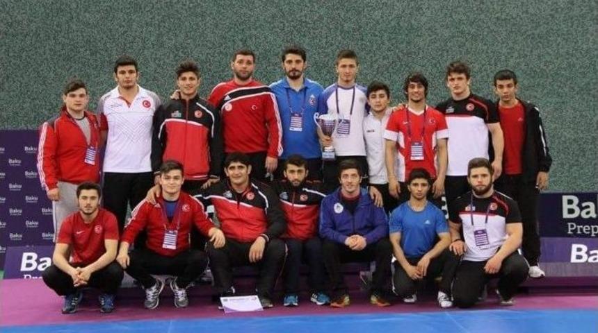 Gen&ccedil; Grekoromenciler Bak&uuml;&rsquo;de İkinci Oldu