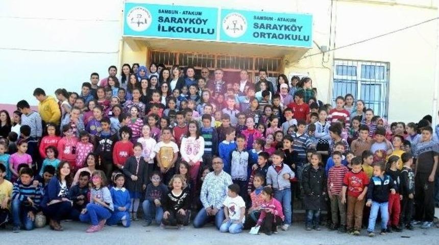 &Uuml;niversite &Ouml;ğrencilerinden İlkokulda Bahar Şenliği