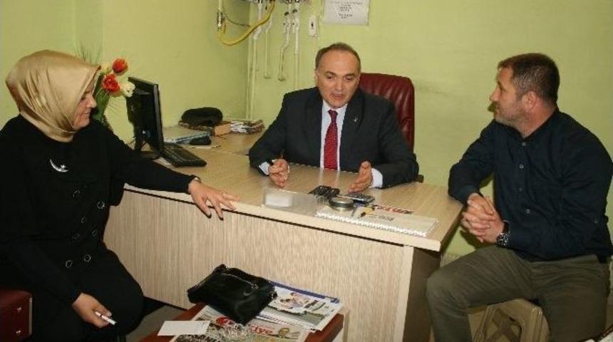 Ak Parti D&uuml;zce Milletvekili Adaylarından İha&rsquo;ya Ziyaret