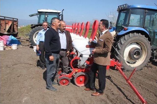 Hatay&rsquo;da Yer Fıstığı Ekimi Başladı 2