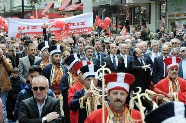 Samsun'da Mhp'den Mehteranlı Aday Tanıtımı