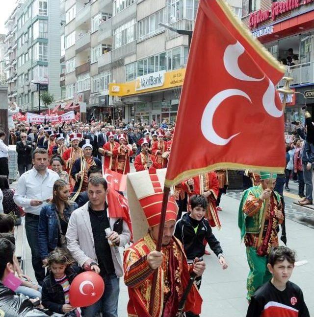 Samsun'da Mhp'den Mehteranlı Aday Tanıtımı