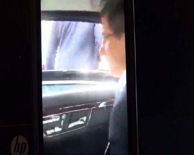 Başbakanın Makam Aracı I&ccedil;inden Canlı Yayın 1