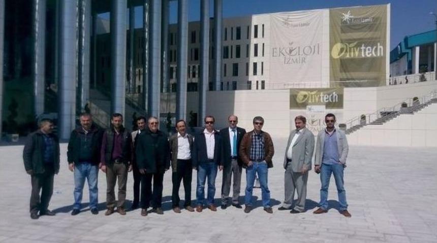 Burhaniyeliler İzmir&rsquo;de Zeytinyağı Fuarını Ziyaret Etti