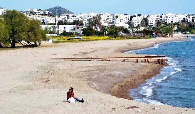 Bodrum da Deniz Suyu Çekildi 3