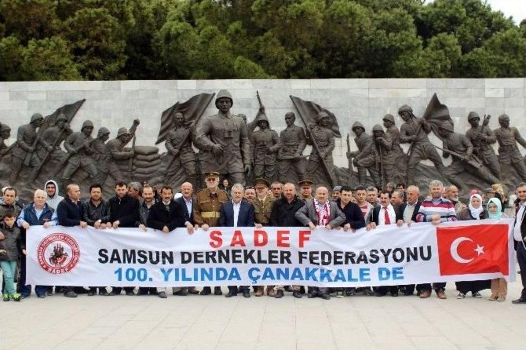 Samsunlular &Ccedil;anakkale&rsquo;de Buluştu