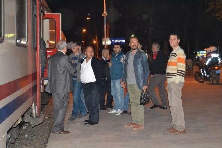 Trene Taşlı Saldırı G1