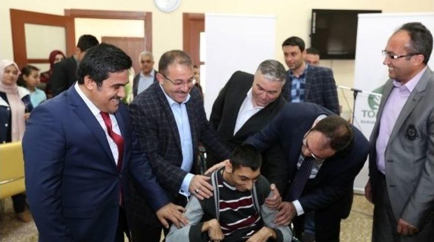 Afşin&rsquo;de 5 Engelliye Tekerlekli Sandalye