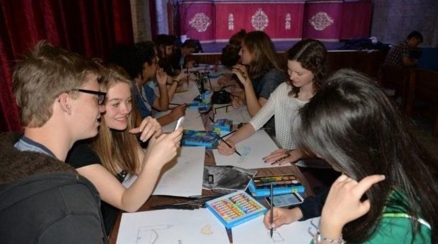 Frankfurtlu &Ccedil;ocuklar Resimlerle Eskişehir&rsquo;i Anlattı