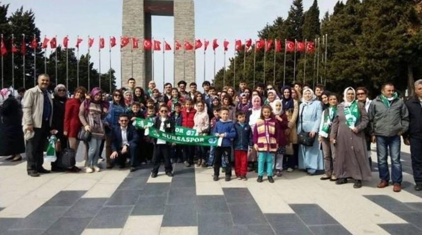 Yıldırımlı &Ccedil;ocuklar &Ccedil;anakkale&rsquo;de Şehitlikleri Gezdi