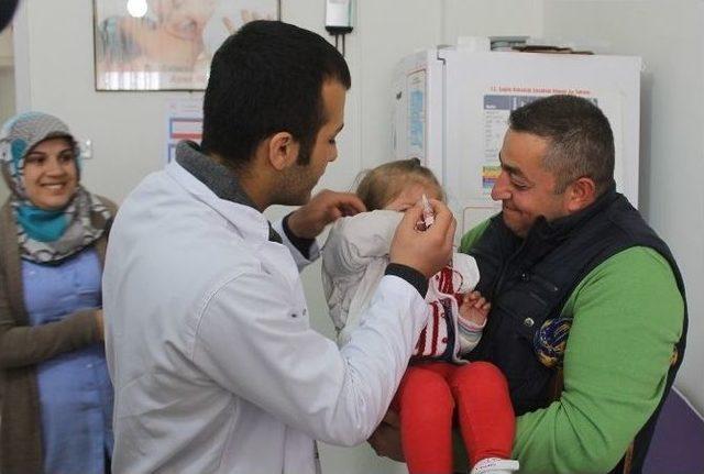 Mardin&rsquo;de &Ccedil;ocuk Felci Aşı Kampanyası Başladı 2