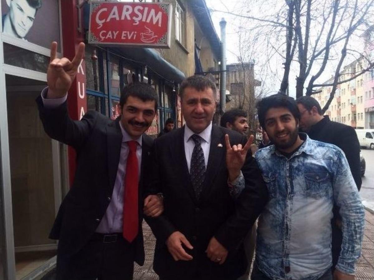 Mhp Adayları &Ccedil;imen Ve Arslan Ş&uuml;kr&uuml; Paşa Esnafını Ziyaret Etti