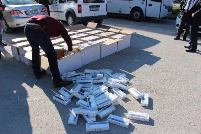 Bolu'da 10 Bin Paket Kaçak Sigara Ele Geçirildi