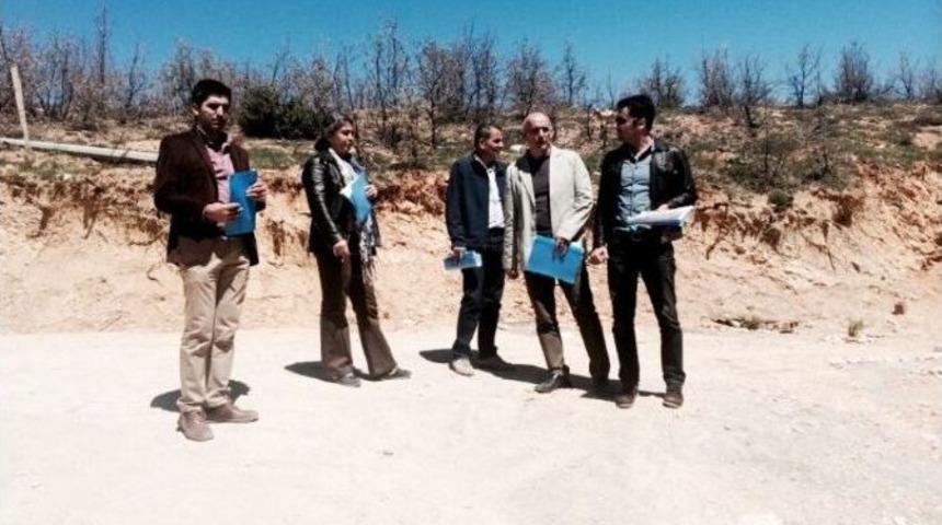 Belediye Eşbaşkanları Yolları İnceledi