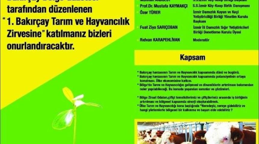 Bakır&ccedil;ay&rsquo;ın Tarım Ve Hayvancılıktaki Sorunları Masaya Yatırılıyor