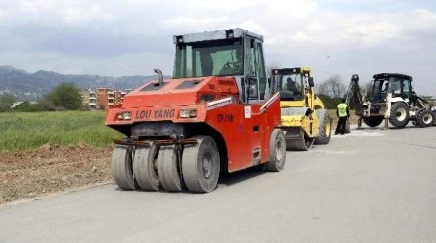 B&uuml;y&uuml;kşehir &Ccedil;evre Yolunu Asfaltlıyor