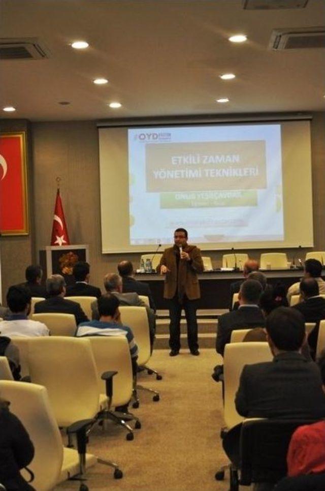 Kutso’da ’zaman Yönetimi’ Konulu Seminer