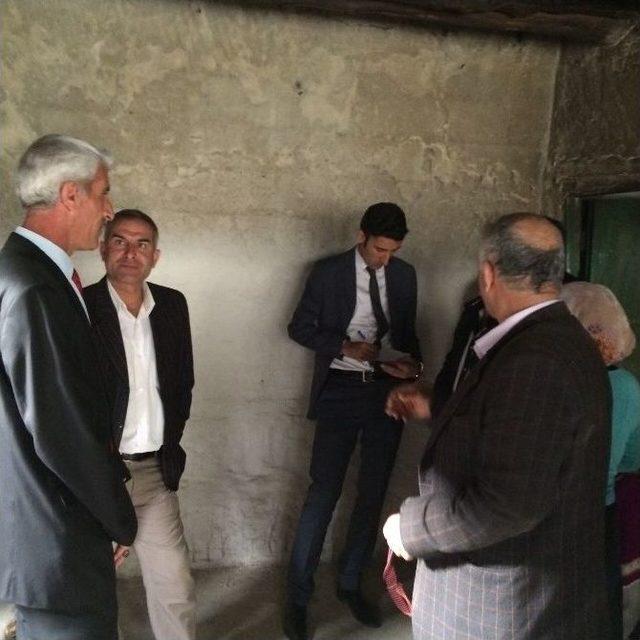 Asp İl Müdürlüğü’nden Evi Yanan Turan Ailesine Ziyaret