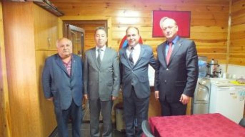 Emniyet M&uuml;d&uuml;r&uuml; Aydoğdu&rsquo;dan Şehit Ve Gaziler Derneği&rsquo;ne Ziyaret