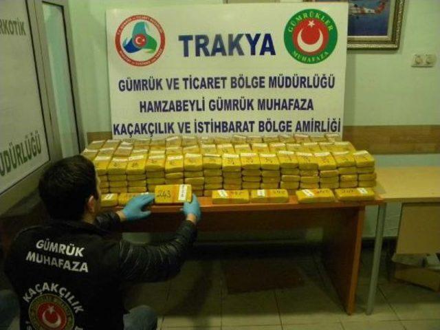 Tır’In Yakıt Deposundan 122 Kilo Eroin Çıktı