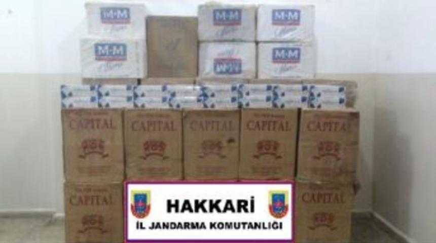 Y&uuml;ksekova'da 26 Bin Ka&ccedil;ak Sigara Ele Ge&ccedil;irildi