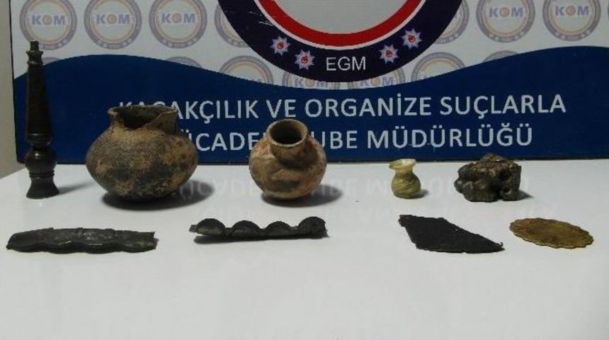 Elazığ&rsquo;da 9 Par&ccedil;a Tarihi Eser Ele Ge&ccedil;irildi