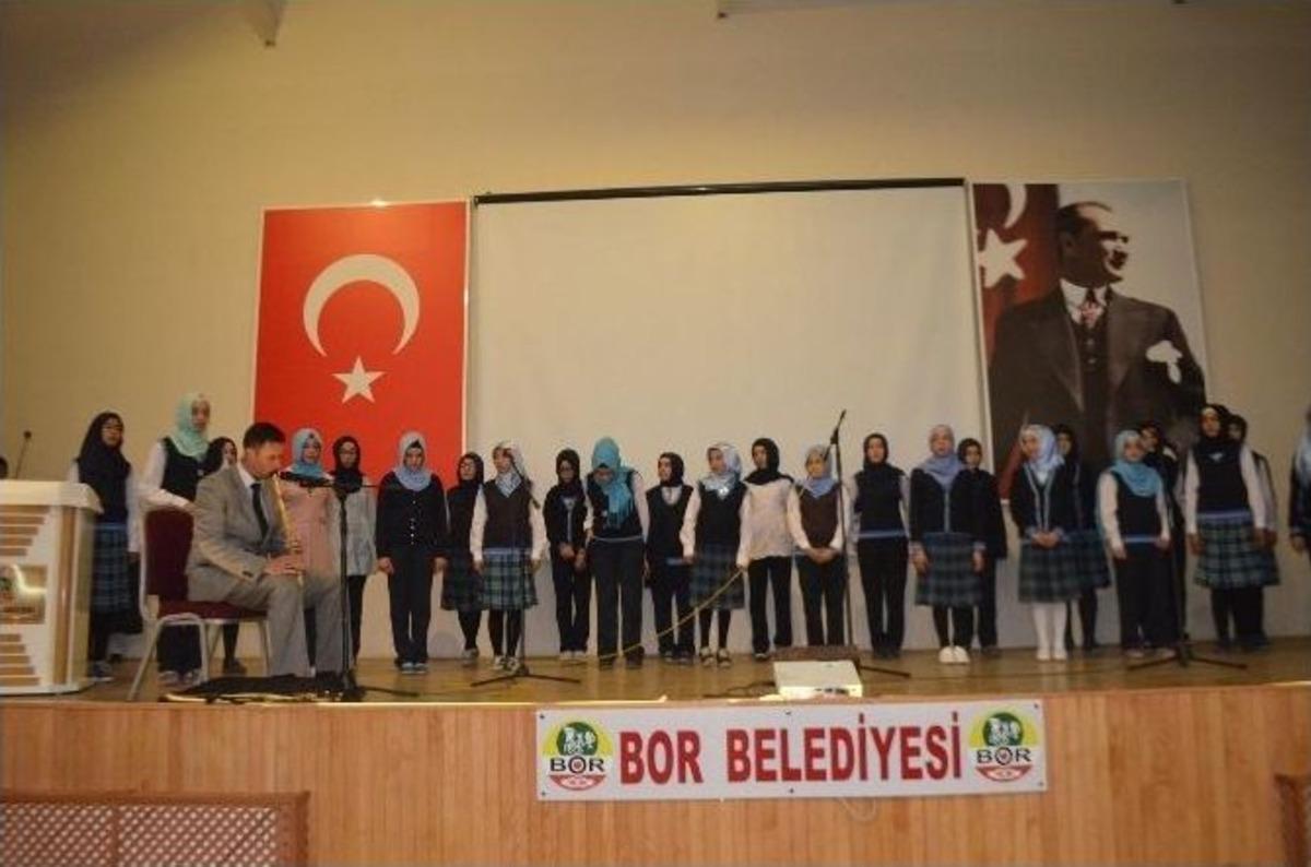 Bor&rsquo;daki Kutlu Doğum Etkinlikleri B&uuml;y&uuml;ledi