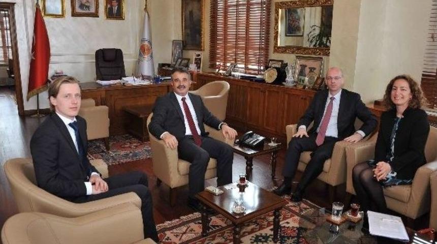 Hollanda B&uuml;y&uuml;kel&ccedil;iliği&rsquo;nden B&uuml;y&uuml;kşehir&rsquo;e Ekonomi Ziyareti