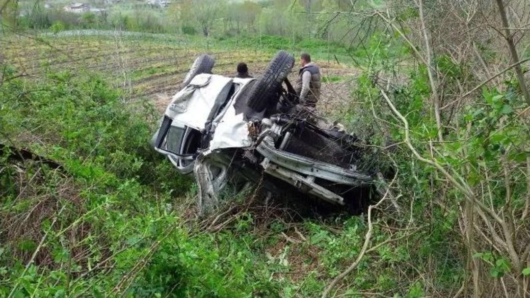 U&ccedil;urumdan Yuvarlanan Otomobil Bulundu