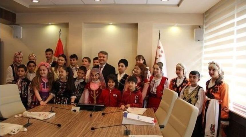 Yabancı &Ouml;ğrencilerden İl Emniyet M&uuml;d&uuml;r&uuml; Şahin&rsquo;e Ziyaret