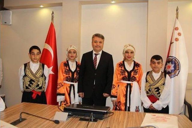 Yabancı Öğrencilerden İl Emniyet Müdürü Şahin’e Ziyaret