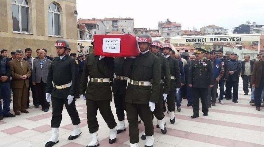 Demirci&rsquo;de Kore Gazisi Son Yolculuğuna Uğurlandı