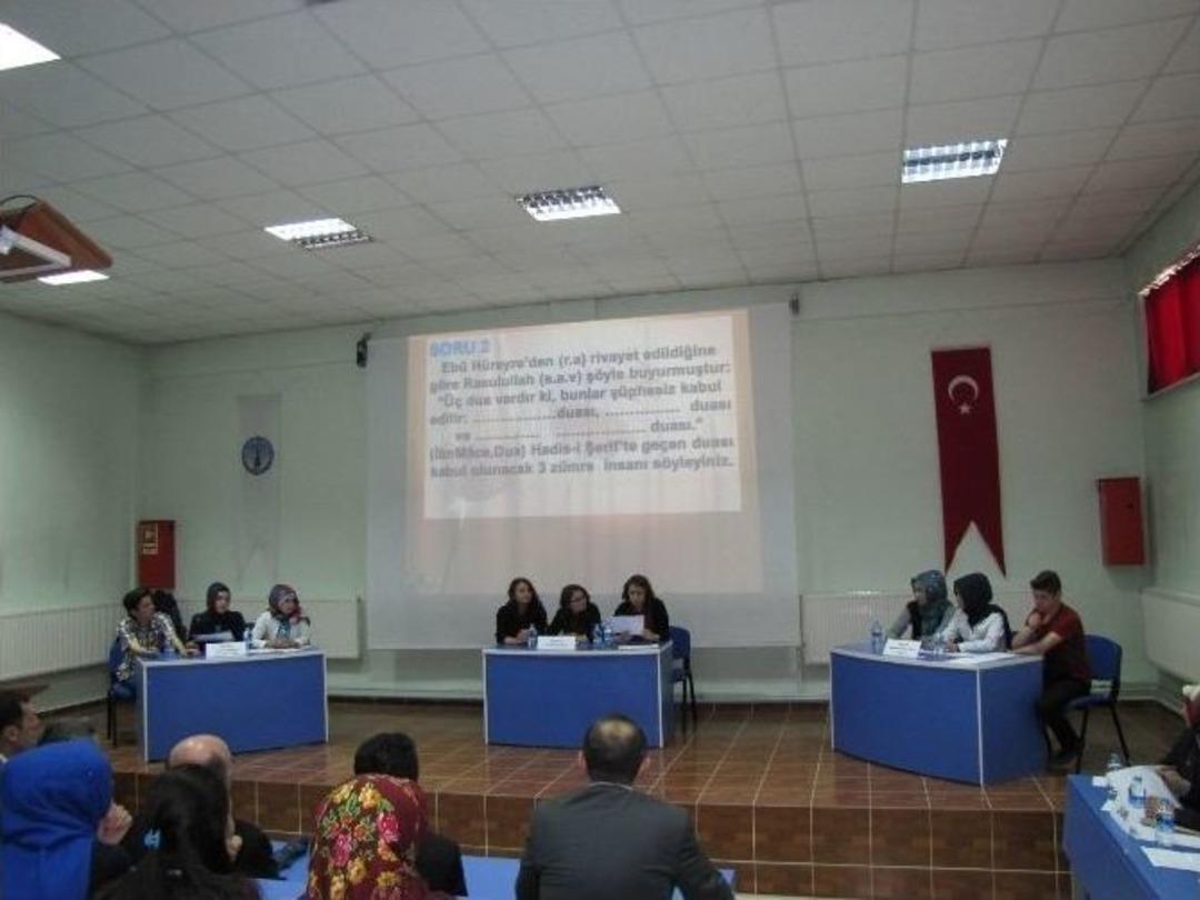 Hisarcık&rsquo;ta Liseler Arası &lsquo;siyer-i Nebi&rsquo; Yarışması D&uuml;zenlendi