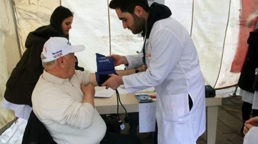 Giresun&rsquo;da &Uuml;cretsiz Sağlık Taramasına Yoğun İlgi