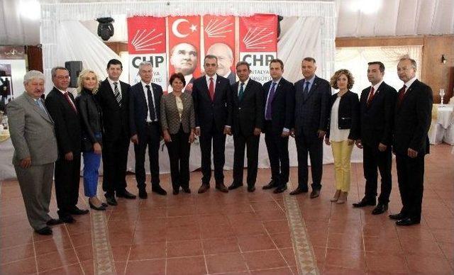 Chp Antalya Milletvekili Adayları Tanıtım Toplantısı