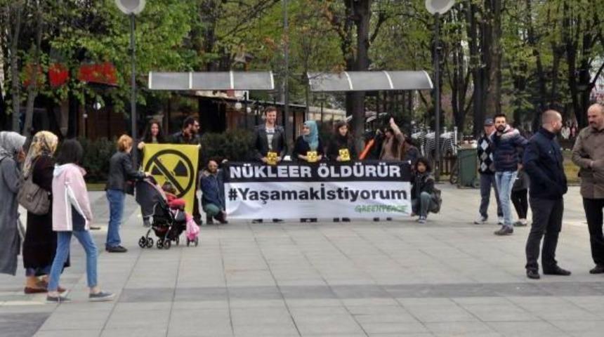 Greenpeace &Uuml;yelerinden Akkuyu Eylemi