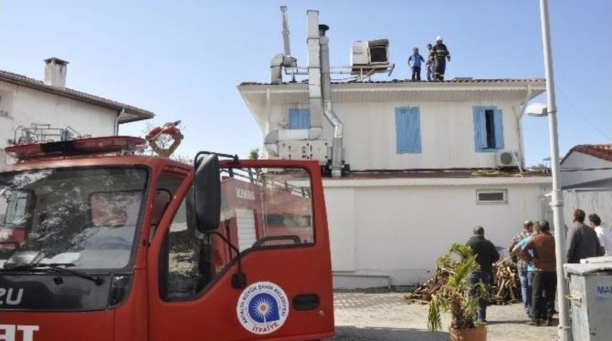 Side’de Yangın Ucuz Atlatıldı