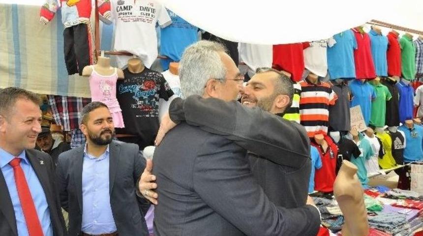 Ak Parti Adayı İbrahim Aydın Manavgat Esnafını Dinledi