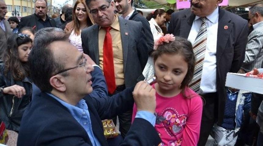 Chp, Nazilli&rsquo;deki Minikleri Sevindirdi