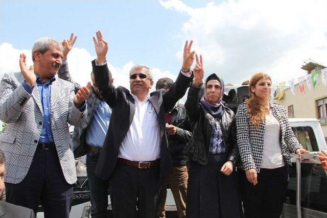 Silvan’da Hdp’nin Seçim Çalışmaları Başladı